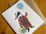 Birthday Badger Card