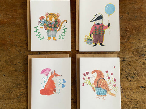 Special Occasion Animal Card Set