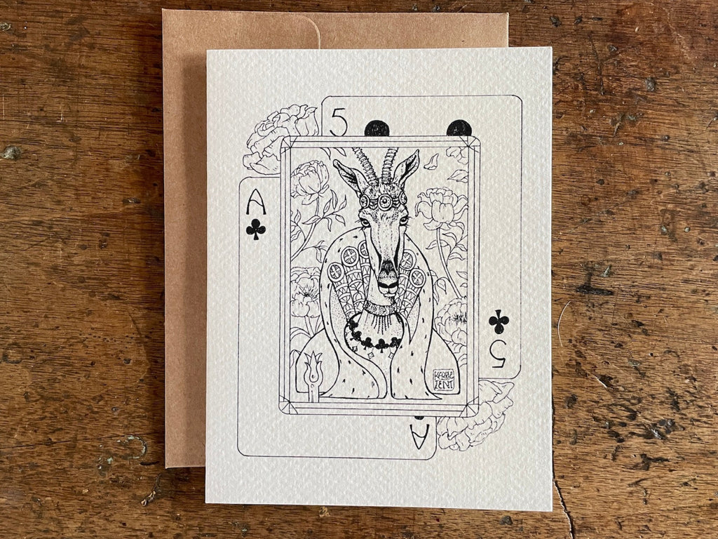 Gazelle Art Card